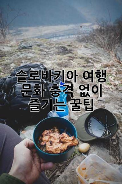 슬로바키아 여행? 문화 충격 없이 즐기는 꿀팁!