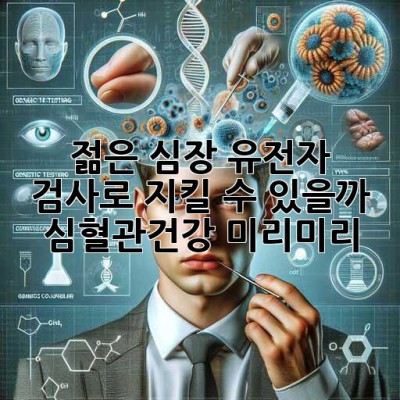 젊은 심장, 유전자 검사로 지킬 수 있을까? 🫀🧬 #심혈관건강 #미리미리