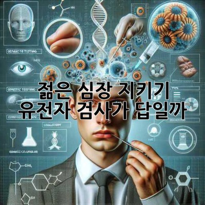 🚨 젊은 심장 지키기! 유전자 검사가 답일까? 🛡️