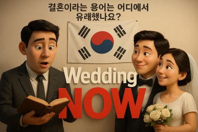 웨딩나우] 결혼이라는 용어는 어디에서 유래했나요?